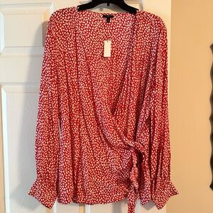 NWT Talbots Wrap atop Sz 2x